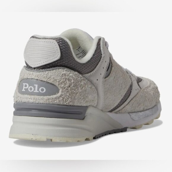 POLO RALPH LAUREN SUEDE LEATHER Blend Trackster 200 Sneakers Hairy Size US 11 - Picture 2 of 13